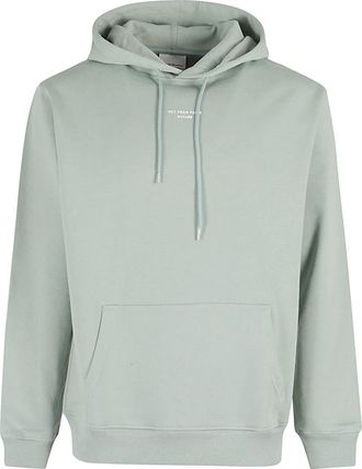 Dr&ocirc;le de Monsieur Classic Slogan Hoodie - Heren - Hoodies - Groen - S - Katoen - Hoodies & sweatvesten