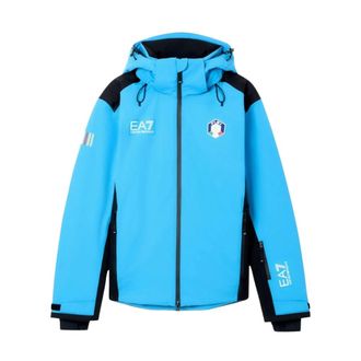 Emporio Armani Emporio Armani Ea7, Jassen, Heren, Blauw, XS, Blouson JKT Fisi Italia