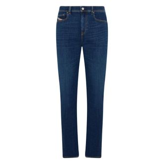 Diesel Slim-fit Jeans, male, Blue, Size: W40 D-Amny Jeans
