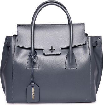 Luisa Vannini Grijs Rundleer Tas