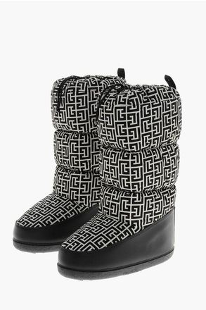 Balmain AFTER SKI BOOT TOUNDRA-MONOGRAM NYLON size 44