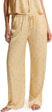 Etam Baie Pajama Pants in Acid Yellow at Nordstrom, Size X-Small