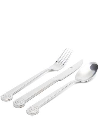 Maison Balzac LEscargot cutlery (two-person setting) - unisex - stainless steel - One Size - Silver