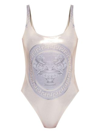 Versace Badpak met print - Beige