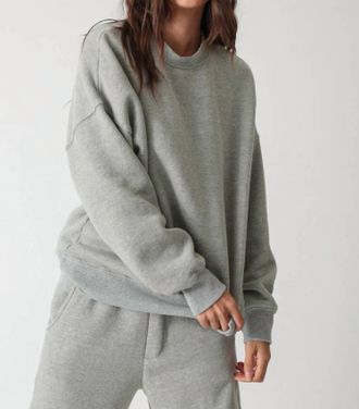 Electric & Rose Atlas Sweatshirt In Heather Grey