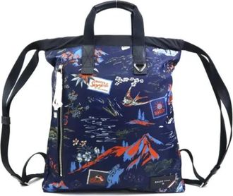 Bally Pre-owned Nylon backpacks - unisex - Vintage Rugzakken - Veelkleurig - ONE Size - Nylon - Vintage