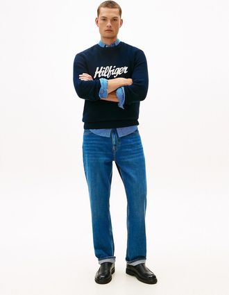 Tommy Hilfiger Mens Faded Relaxed Jean - Blue - 30W x 34L