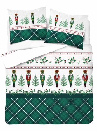 OEM Juego De Cama De Franela 220x200 Navidad Cascanueces
