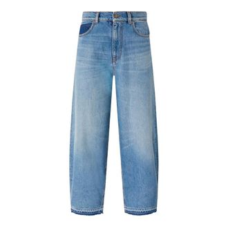 Pinko Estelle Egg - female - PINKO - Loose Fit Jeans - Blue - W29 - Jeans