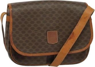 Celine Pre-owned Leather celine-bags - Dames - Vintage Schoudertas - Bruin - ONE Size - Leer - Vintage
