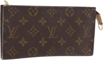 Louis Vuitton Pre-owned Canvas Clutch - Dames - Vintage Clutch - Bruin - ONE Size - Vintage