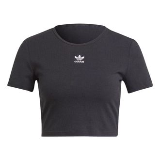 adidas (WMNS) adidas originals Essentials Rib T-Shirt Black II8057