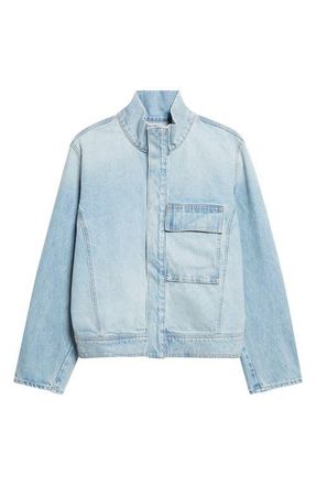 Nili Lotan Marilou Denim Jacket in Alice Wash at Nordstrom, Size X-Small