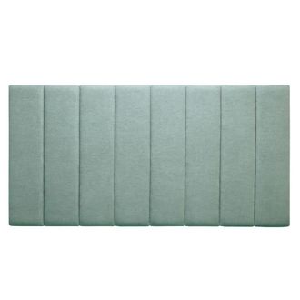 Els Banys Cabecero tapizado tiras vertical tela oc&eacute;ano 160