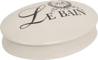 Biscottini International Biscottini - Set De 2 Recipientes Multiusos De Porcelana Con Tapa