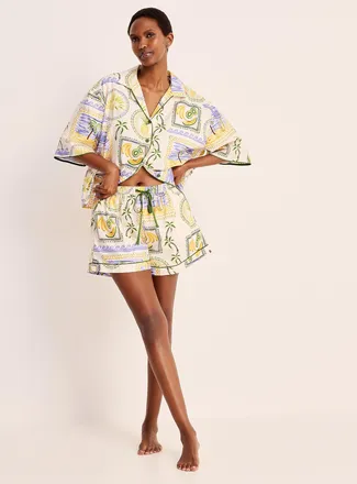 Cyberjammies Womens Fruity getaway pyjama set