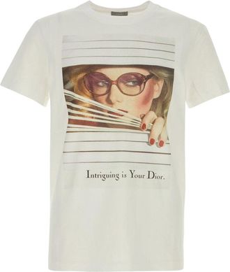 Dior T-Shirt mit Aufdruck