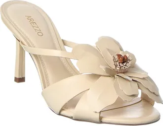 Arezzo Daisy Leather Sandal