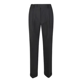 Berwich Simona Straight Trousers - Trousers - Mujer - Negro - 2XS
