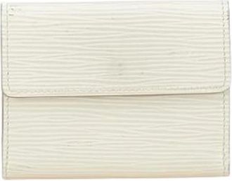 Louis Vuitton Pre-owned Vintage Leren Portemonnee - Dames - Vintage Accessoires - Wit - ONE Size - Leer - Vintage