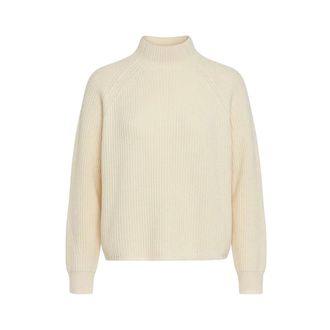 Max Mara Nettare Sweater - Dames - Coltruien - Wit - M - Wol - Truien & Vesten