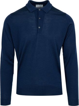 John Smedley T-Shirts und Polos Klarblau