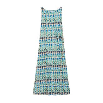 Maliparmi Maxi Dresses, female, Multicolor, M, Stretch Viscose Dress