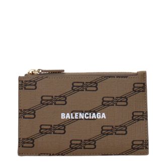 Balenciaga Herrens Geldb&ouml;rse Leder Braun/Schlamm