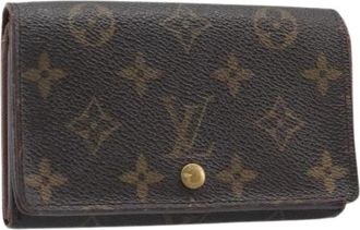 Louis Vuitton Pre-owned Monogram Canvas Portemonnee - Dames - Vintage Accessoires - Bruin - ONE Size - Vintage