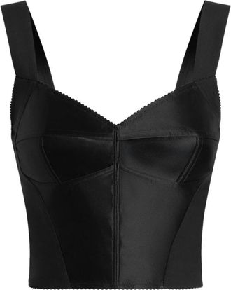 Dolce & Gabbana Top Bustier - - Tops - Donna - Nero - S