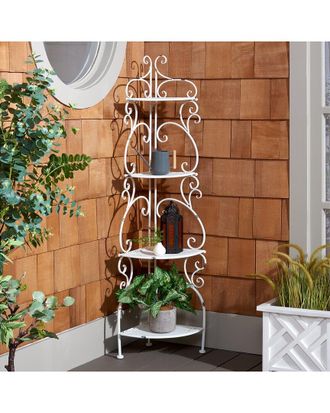 Safavieh Indoor/Outdoor Turuca 4-Tier Corner Shelf