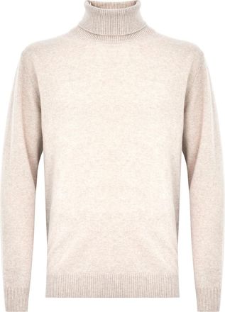 Daniele Fiesoli Grey Turtleneck Sweater