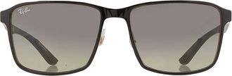Ray-Ban Grey Square Unisex Sunglasses RB3721 187/11 59