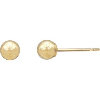 Candela Jewelry 14K Gold Ball Stud Earrings at Nordstrom Rack