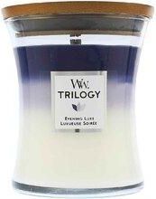 Woodwick Woodwick Trilogie Soir&eacute;e Luxe Vela Violeta Blanco 18 Cm