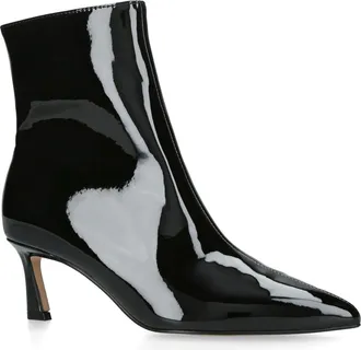 Steve Madden Womens Lulah Patent Black Boots - Size UK 4