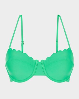 Ramy Brook Leyla Scallop Bikini Top