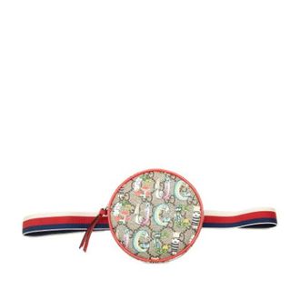 Gucci Vintage, unisex, Beige, ONE Size, Leer, Pre-owned Vintage Heuptas
