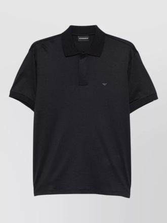 Emporio Armani straight fit polo shirt short sleeves collar