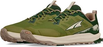 Altra Mens Lone Peak 9+ Trail Trainers Hiking Shoes Green - Dark Green Nylon - Size EU 44.5