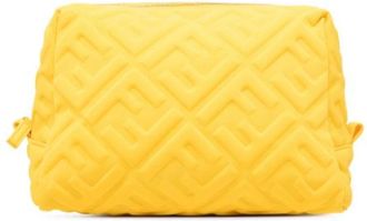 Fendi Pre-owned Vintage Clutch - Dames - Vintage Clutch - Geel - ONE Size - Nylon - Vintage