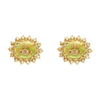 Vivienne Westwood Earrings, female, Yellow, Size: ONE SIZE Annia Earrings