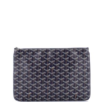 Goyard Senat Zip Pouch Coated Canvas MM