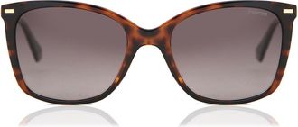 Polaroid PLD 4108/S Polarized 086/LA Womens Sunglasses Tortoiseshell Size 55