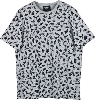 Christopher Raeburn Grey Animal Mascot T-Shirt Size XXL