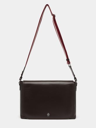 Bally Ray Messenger Bag in Bovine Leather in Brown at Nordstrom