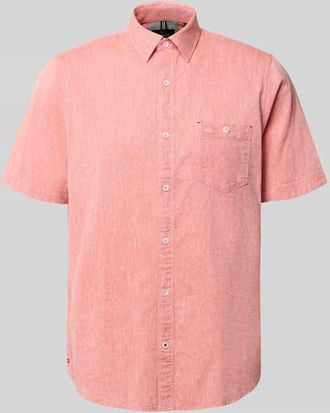 Lerros Regular Fit T-Shirt aus Baumwoll-Mix in Koralle, Gr&ouml;&szlig;e XXXL
