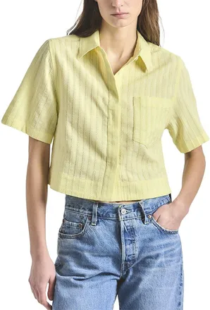 Derek Lam Lira Crop Shirt