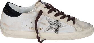 Golden Goose Super Star Suede Toe Tongue Heel Leather Upper Sneakers