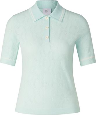 Bogner Mandy knitted polo shirt for women - Light blue - 34